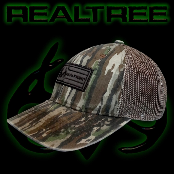 New Outdoor Cap® | REALTREE Unisex Trucker Hat | Camouflage Adjustable Snap-back - Picture 9 of 14